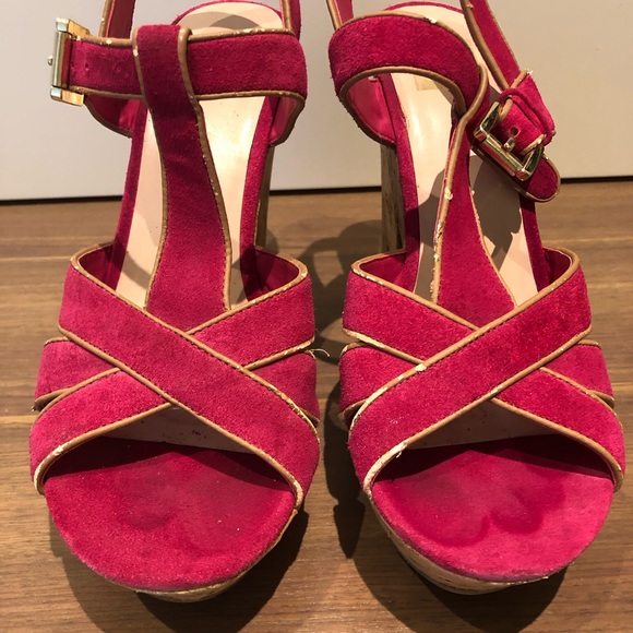 Dolce Vita Hot Pink platform heels! Size 10 - Picture 3 of 6